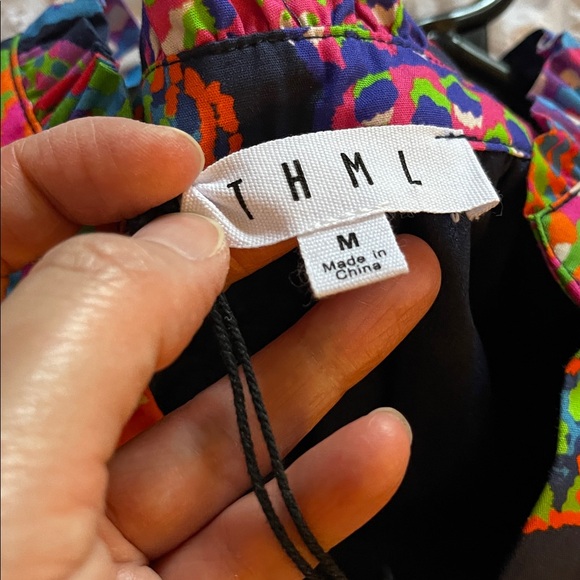 THML Navy Seashell Dress Sz. M - Picture 5 of 12